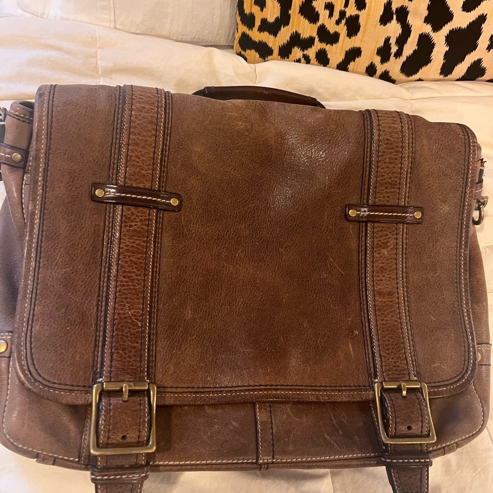 Coach Vintage Leather Messenger Bag